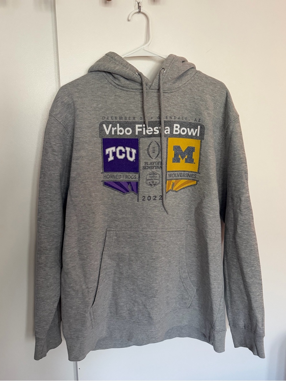 TCU vs. Michigan VRBO Fiesta Bowl 2022 Hoodie